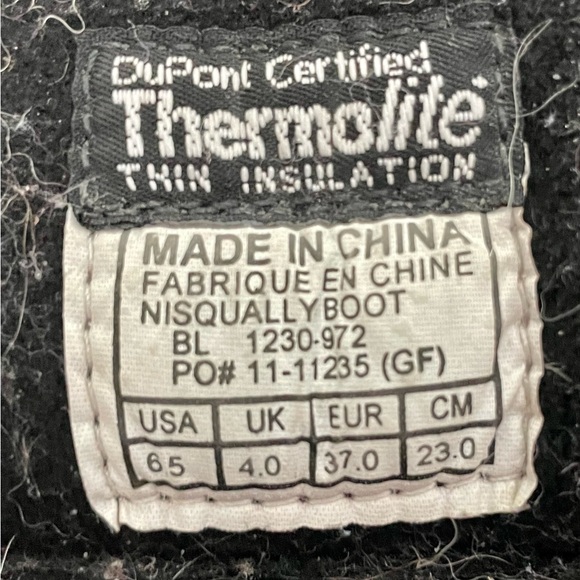 Columbia Gray Insulated Omnitech Waterproof Nisqually Winter Boot Size 6.5 - Picture 13 of 16